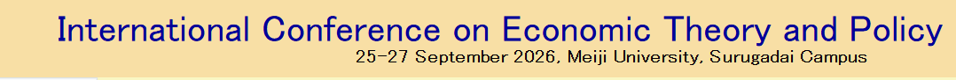 International Conference on Economic Theory and Policy
