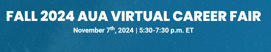 Fall 2024 AUA Virtual Career Fair