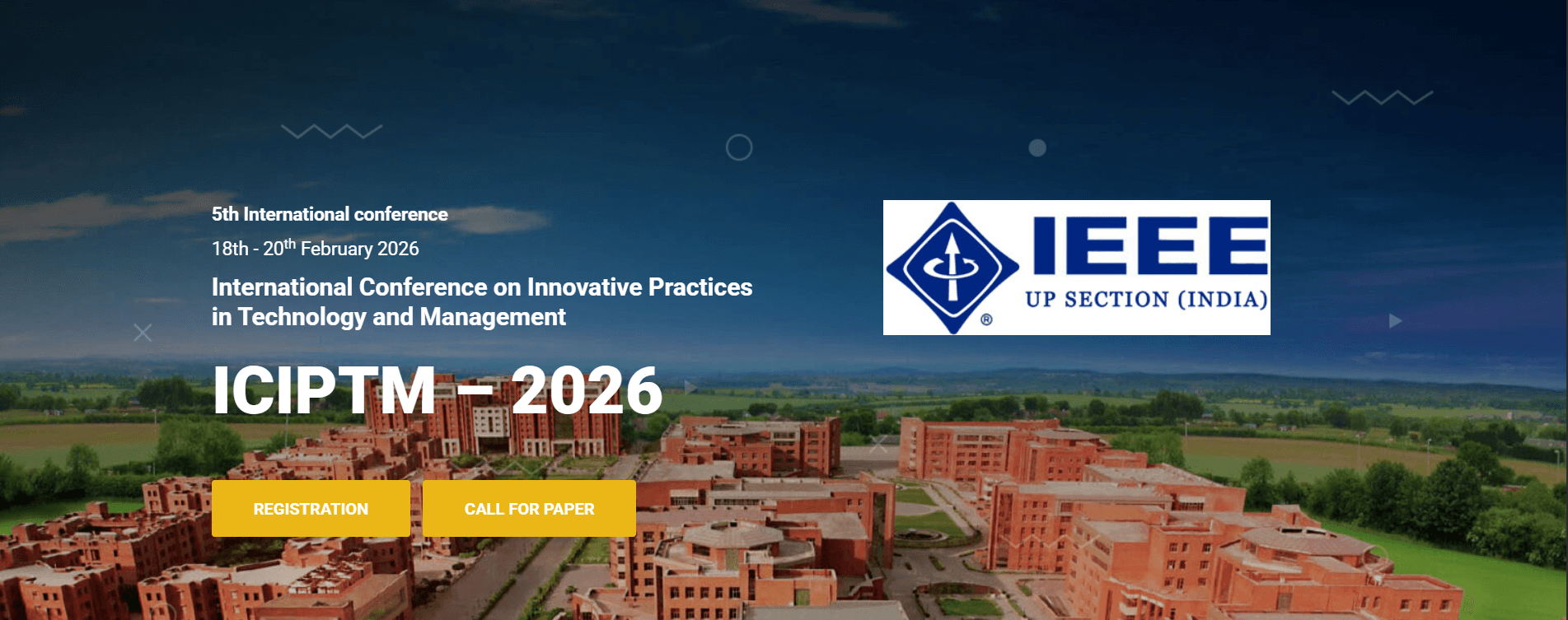 5th International conference of International Conference on Innovative Practices in Technology and Management.