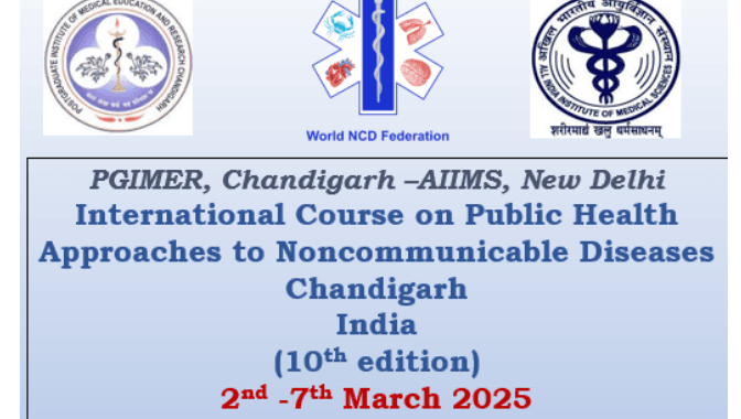 10th  International Course on Public Health Approaches to Noncommunicable Diseases 2025