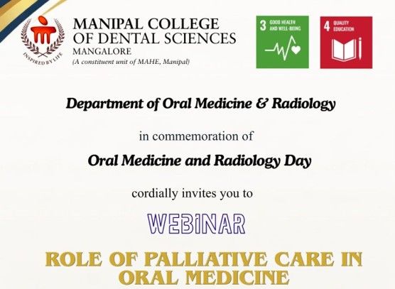 Role of Palliative Care in Oral Medicine (Webinar)