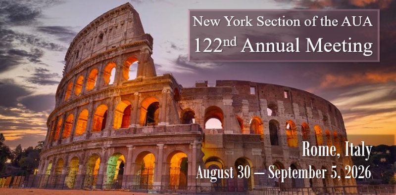 122nd Annual Meeting of the New York Section of the American Urological Association Cover