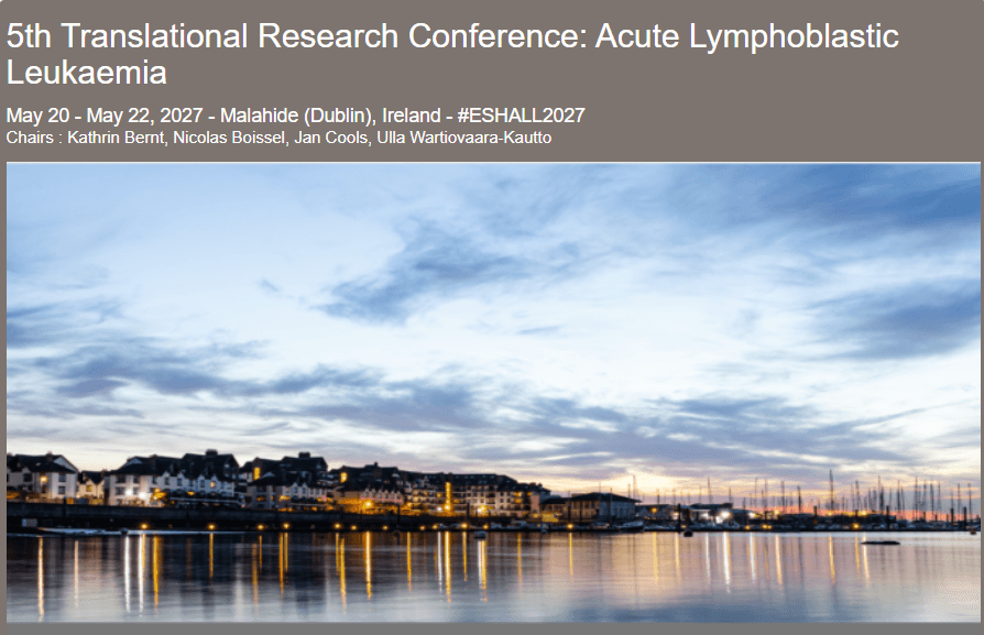 5th Translational Research Conference: Acute Lymphoblastic Leukaemia