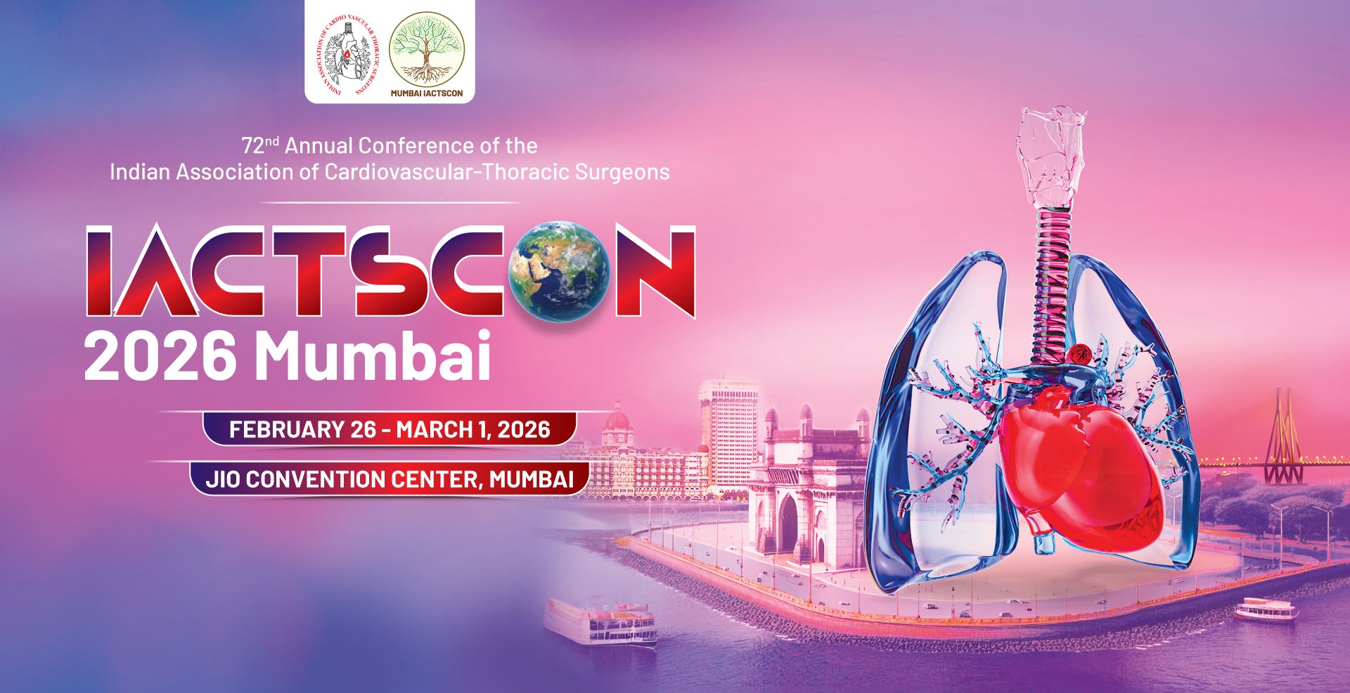 72nd Annual Conference of the Indian Association of Cardiovascular-Thoracic Surgeons (IACTSCON 2026)