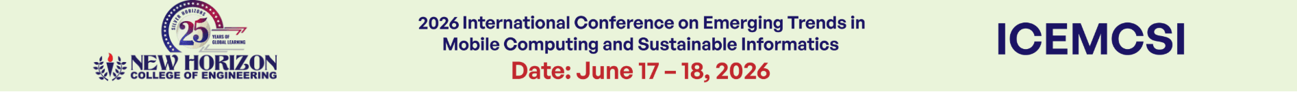 2026 International Conference on Emerging Trends in Mobile Computing and Sustainable Informatics (ICEMCSI)