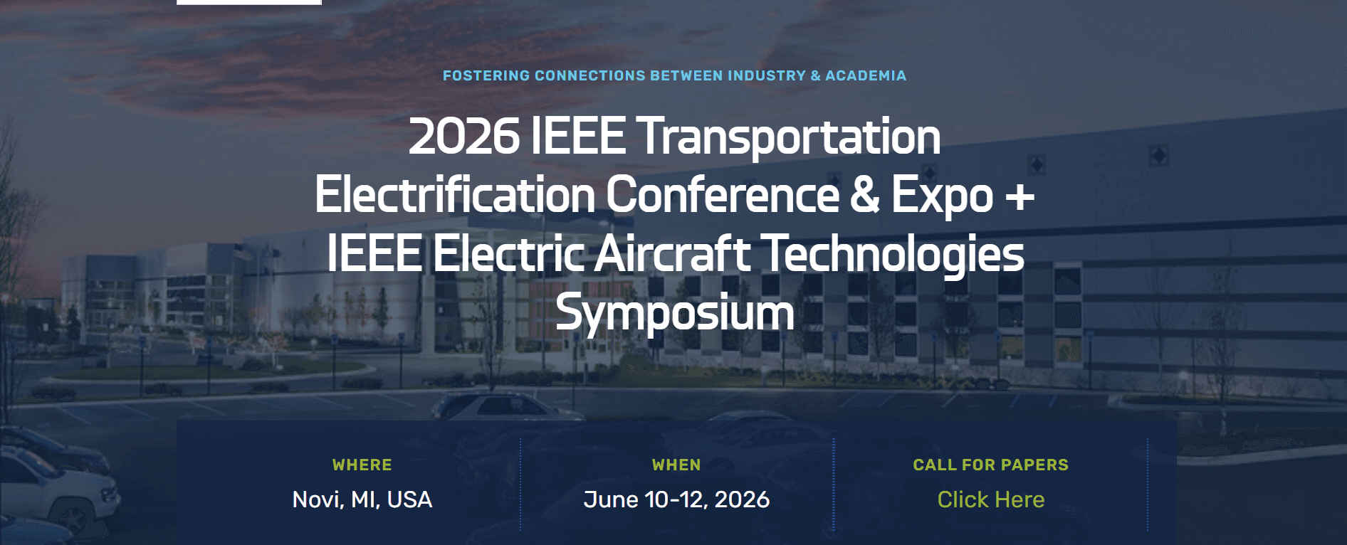 2026 IEEE Transportation Electrification Conference & Expo (ITEC)
