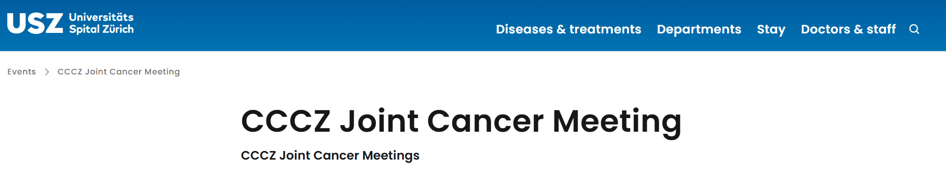 CCCZ Joint Cancer Meeting