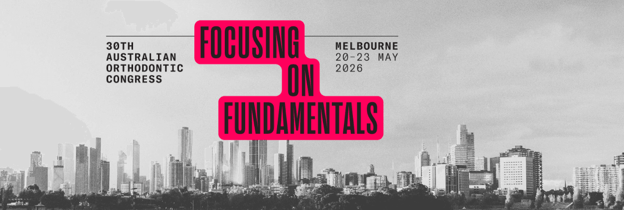 30th Australian Orthodontic Congress 
