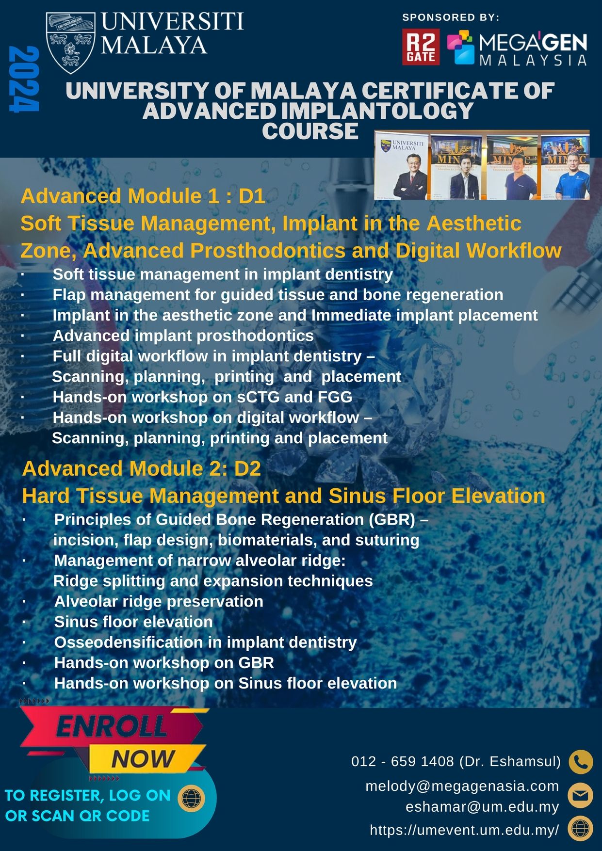 University of Malaya Certificate of Advanced Implantology Course