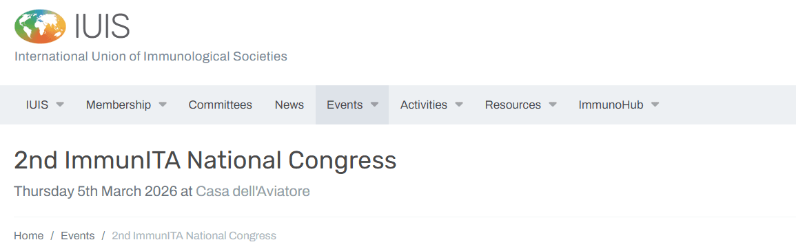 2nd ImmunITA National Congress